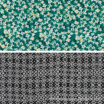 Custom 100 Rayon Floral Printed Women Blouses Fabrics